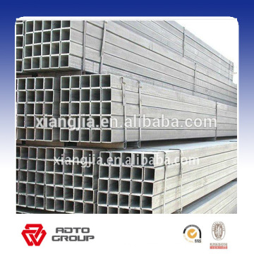 Preço de fábrica quente galvanizado / pré galvanizado quadrado material de construção de tubos sem costura
